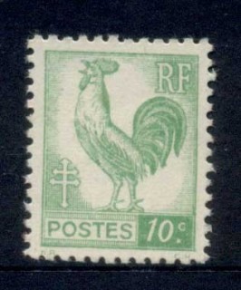 France-1944-Gallic-Cock-10c-MUH