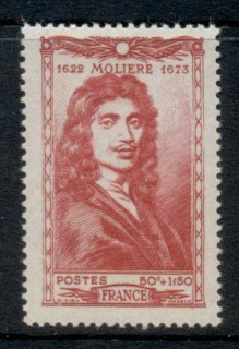 France-1944-Noted-17th-Century-Frenchmen-Moliere-MUH