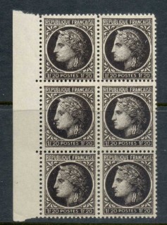 France-1945-47-Ceres-1f20c-blk6-MUH