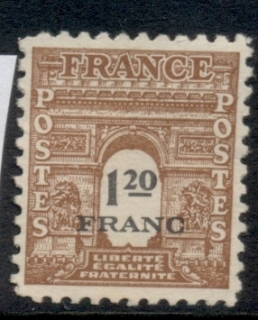 France-1945-Arc-de-Triomphe-black-numerals-1f20c-MUH