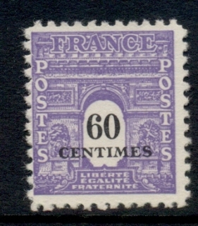 France-1945-Arc-de-Triomphe-black-numerals-60c-MUH