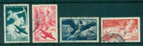 France-1946-7-Air-Post-FU-lot49261