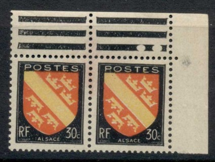 France-1946-Arms-of-Alsace-30c-pr-MUH_1