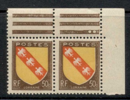 France-1946-Arms-of-Lorraine-50c-pr-MUH_1