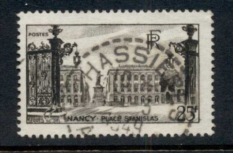 France-1946-Stanislas-Square-Nancy-25f-brown-FU