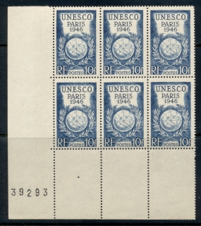 France-1946-UNESCO-Conference-blk6-MUH