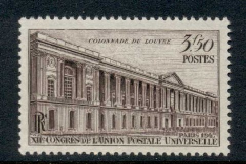 France-1947-UPU-Congress-Colonnade-of-the-Louvre-3f50c-MUH