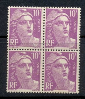 France-1948-49-Marianne-10f-blk4-MUH