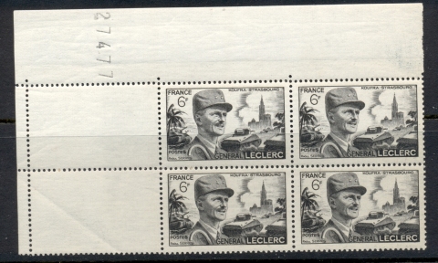 France-1948-General-Jacques-Leclerc-blk4-MUH