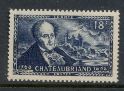 France-1948-Vicompte-de-Chateaubriand-MUH