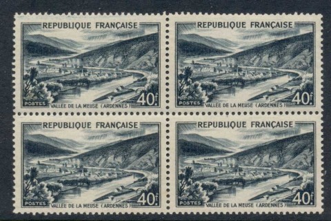 France-1949-Meuse-Valley-40f-blk4-MUH