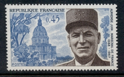 France-1970-Alphonse-Juin-MUH