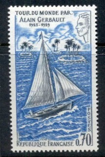 France-1970-Circumnavigation-Yacht-Firecrest-MUH