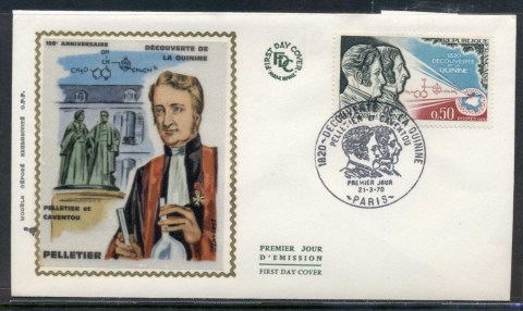 France-1970-Discovery-of-Quinine-FDC