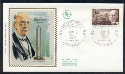 France-1970-Edouard-Branly-FDC