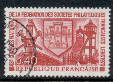 France-1970-FIP-Arms-of-Lens-FU