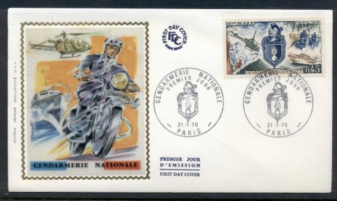 France-1970-Gendarmerie-FDC