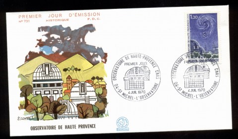 France-1970-Haute-Provence-Observatory-FDC