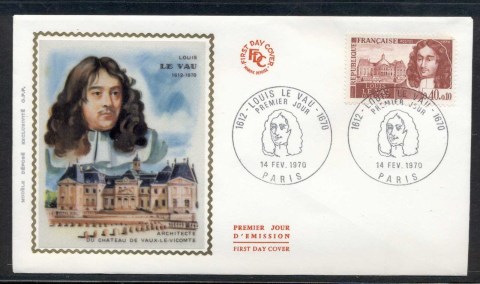 France-1970-Louis-Le-Vau-FDC