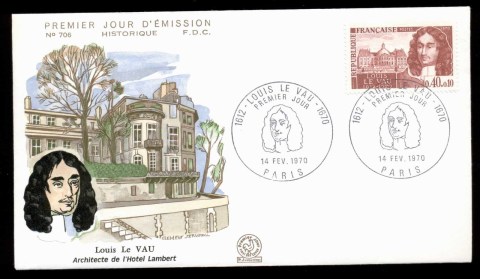 France-1970-Louis-Le-Vau-FDC_1