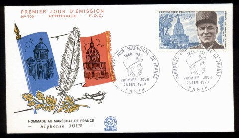 France-1970-Marshal-Alphonse-Juin-FDC