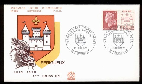 France-1970-Perigueux-FDC