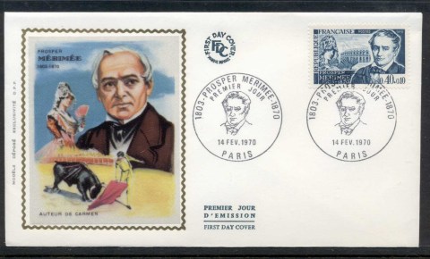 France-1970-Prosper-Merimee-FDC