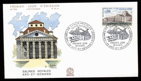 France-1970-Salt-Works-FDC