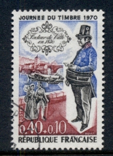 France-1970-Stamp-Day-CTO