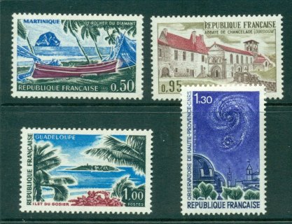 France-1970-Views-4-MUH-Lot24690