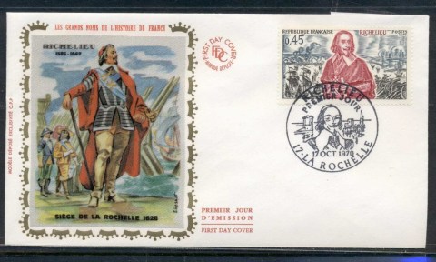 France-1970-cardinal-Richlieu-FDC