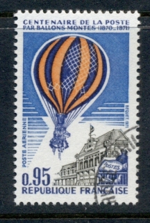 France-1971-Airmail-Balloon-Post-CTO