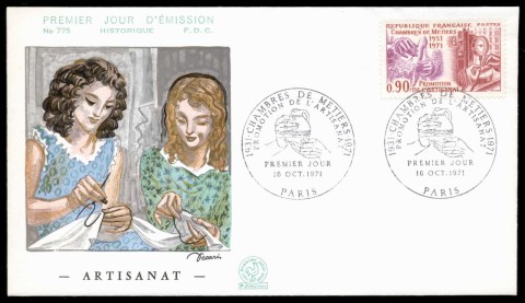 France-1971-Artisans-Guids-FDC