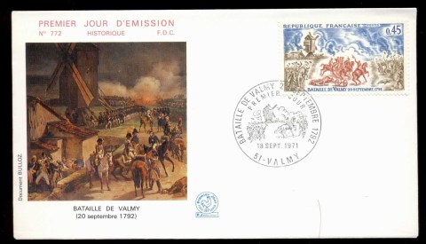 France-1971-Battle-of-Valmay-FDC