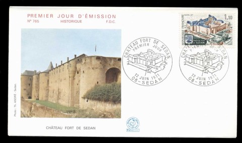 France-1971-Chateau-Fort-de-Sedan-FDC