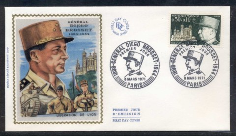 France-1971-General-Diego-Brosset-FDC