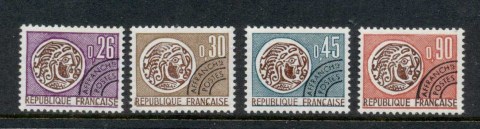 France-1971-Precancels-Gallic-Coin-MUH