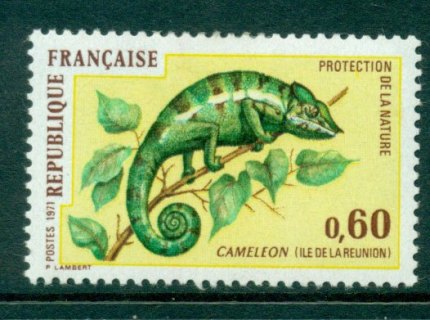 France-1971-Reunion-Chameleon-MHH-Lot24683