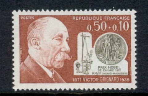 France-1971-Victor-Grignard-Chemist-MUH