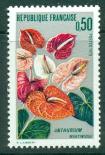 France-1972-Anthurium-MUH-Lot24714