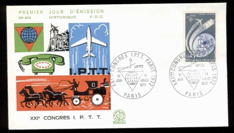 France-1972-Old-New-Communications-FDC