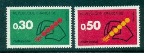 France-1972-Post-Codes-MUH-lot45378