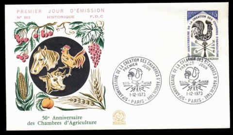 France-1973-Department-of-Agriculture-FDC