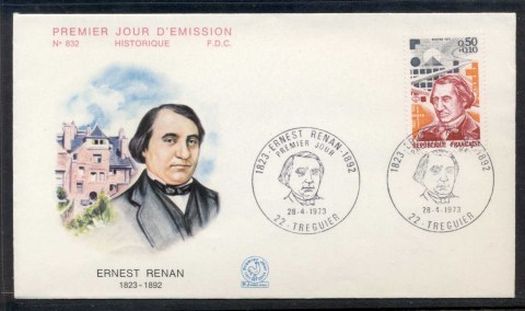 France-1973-Ernest-Renan-FDC