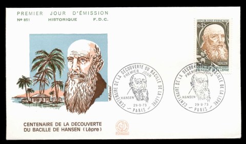 France-1973-Hansen-Bacillus-FDC