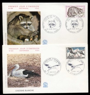 France-1973-Nature-Protection-2x-FDC