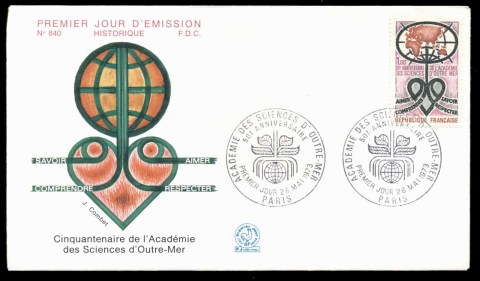 France-1973-Overseas-Sciences-Academy-FDC