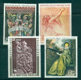 France-1973-Paintings-MUH-lot45385