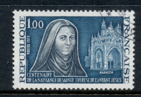 France-1973-St-Teresa-of-Lisieux-FU