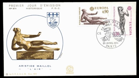 France-1974-Europa-FDC